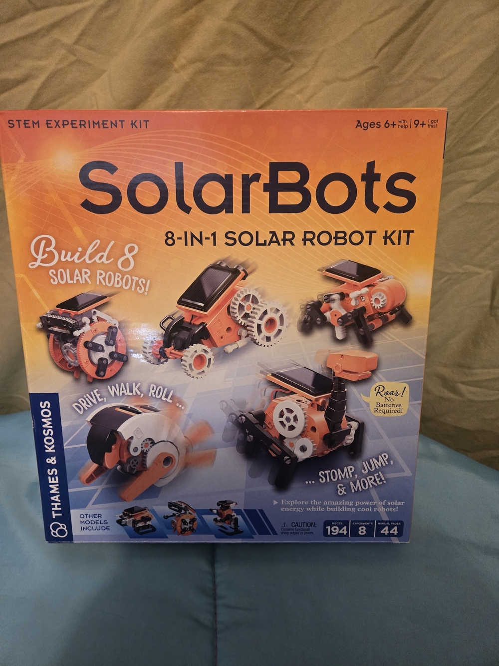 Thames & Kosmos SolarBots 8-in-1 Solar Robot STEM Experiment Kit complete Set